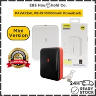 [10000mAh Powerbank] PAVAREAL PB-19 Portable Mini Power Bank | 2.4A High Current | Large Battery Cap
