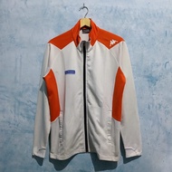 Jacket Tracktop Kappa Second OR (White + Orange)