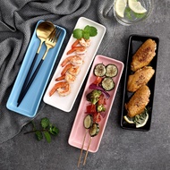 Designer Japanese / Nordic Long Platein ceramic for Desert, Sushi, Serving, Tray Plate