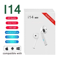 Original i14 TWS Wireless Headsets fone Bluetooth 5.0 Gaming Sports Earbuds for all Smartphones PK i