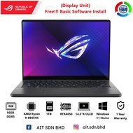 Asus ROG Zephyrus G14 GA403U-UQS100WO 14.3"K OLED Gaming Laptop R9-8945HS 16GB 1TB SSD RTX4050 6GB W