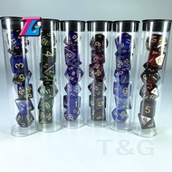 Transparent Transparent Cylinder Dice Packaging Tube Storage Packaging Packaging Stationery Tube Pla