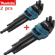【สินค้าแท้จากโรงงานขายตรง】2025 Makita B-65894 เครื่องมือหกเหลี่ยมหัวแบน L รูปร่างหกเหลี่ยมขยายหัวบอ
