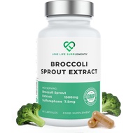 Broccoli Sprout Extract by LLS | Contains Activated Sulforaphane | 60 Capsules | 15,000mg of Whole P