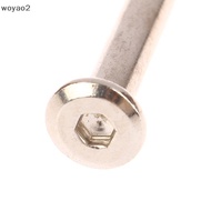 [woyao2] 4Sets stainless steel luggage screws, luggage accessories Luggage Wheels Bolts Rivets 6*30-