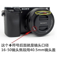 Original Suitable for Sony A6000 6400 A6300 A6400 Mirrorless Camera 16-50 Lens Cap 40.5mm