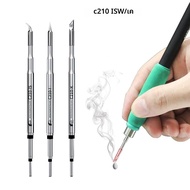 HZY Super Fine C210 หัวแร้ง C210 C115 หัวแร้งสําหรับ GVM T210 GVM T115 Professional การประสาน Statio