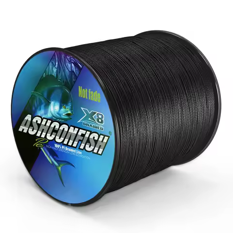Ashconfish 500M 8 Strands 8 Weaves 6-300LB Multifilament PE Line Wire Braided Fishing Line Japan Wir