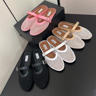 Alaia*Simple Retro Buckle Strap Women's Mary Jane Fishing Net Half Slippers Fashion Cool Müller Shoe