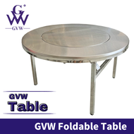 GVW MEJA Stainless Steel Folding Table Banquet Table Function Table Working Table Study Table Meja L