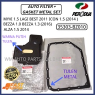 『WM』PERODUA MYVI 1.5 LAGI BEST /D20N /AXIA /BEZZA /ALZA 2014 AUTO FILTER GEAR BOX SET 35303-BZ010 35