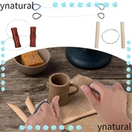 YNATURAL Ceramic Steel Wire Drawing, Handmade Wire Clay Cutter Mud Cutting Line, Multifunctional Pot