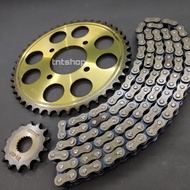 Gear Gir set paket Thunder 125 old 15-45T new baja bakar sepuh gearset thunder gigi tarik model sss