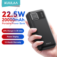 Sạc dự phòng KUULAA 22.5W 20000mah có sạc nhanh Power Bank cho iPhone 16 / 15 / 14 / 13 / 12 Xiaomi
