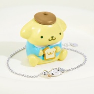 Sanrio學院Mix系列-Pompompurin布丁狗晶鑽純銀手鍊