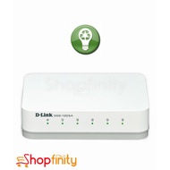D-LINK 5 Port 10/100/1000Mbps Gigabit Desktop Switch DGS-1005A