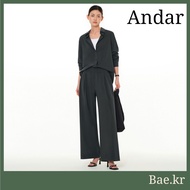 [ANDAR] Ice Fluid Pants - Cooling & Quick-Dry Draped Slacks Look