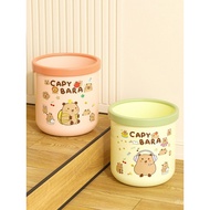 New Product Trash Can Household High-value Creative Cute Living Room Bedroom Bathroom Kitchen Large-