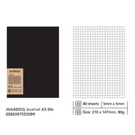 eComaz Note Book JNA580SQ A5 80s Grids/Buku Nota eComaz JNA580SQ A5 80 Helaian Berpetak