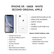 Iphone XR 128gb White Putih Second Bekas Full Set Super Mulus 98%