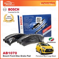 Perodua Axia Car Front Wheel Disc Brake Pad Brek Pad Depan Bosch Front Brake Pad AB1070