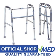 Taiwan Adjustable Adult Medical Walker Aid Reciprocal without Wheels (Silver)