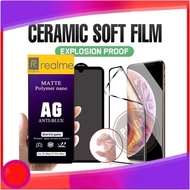 Oppo Realme 5 5i 5s 6i C3 3 Pro 5 Pro XT F9 / 6 6 Pro A1k C2 Ceramic Blue ray Matte Full Coverage Te
