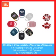 JBL Clip 4 Portable Waterproof Bluetooth Speaker