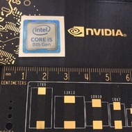 Sticker Sticker intel Core i5 8th Gen ori