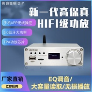 Breeze C40Remote Control APP Bluetooth5.0 U Disk/TF Card Playback HIFI Professional Digital Amplifie