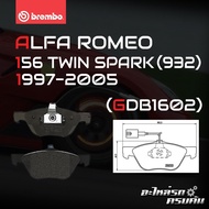 ผ้าเบรคหน้า BREMBO ALFA ROMEO 156 ปี 97-05 (P23112B)