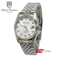 O.P (Olym Pianus) นาฬิกาข้อมือผู้ชาย Sportmaster Automatic รุ่น 89322AM (Silver)