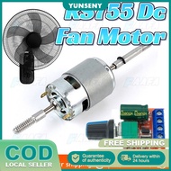 RS755 12V DC Fan Motor Replacement 220V AC for Electric Fan Low Noise DIY