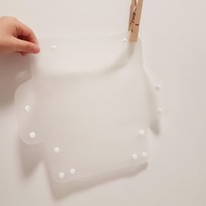 【TPU】抗菌防水口罩收納袋/半透明/多色/可展開/好清洗