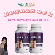 [TODAY SPECIAL DEALS!!😍] 2 x Hair Plus II Hair Supplement For Woman, Man - Stop Hair Loss