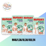 Huggies AirSoft Unisex Pants Super Jumbo Pack - M46/L36/XL30/XXL24