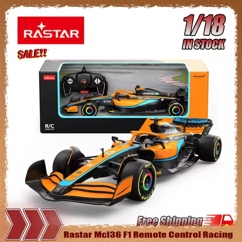 New In Stock Rastar 1:18 F1-75 Mcl36 Rb18 W11 Eq F1 Remote Control Racing Simulation Alloy Miniature