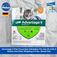 Elanco - Advantage II Flea Prevention Infestation On Cats กำจัดหมัด สำหรับแมว