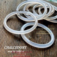 White Manao chopstick bracelet size 54-57mm, super VIP, inspected product with box