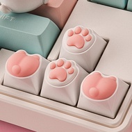 Custom Keycaps Set Personality Cat Paw Keycaps for MX Structure Mechanical Keys Caps Cute Keys Caps 
