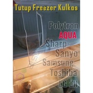Tutup freezer kulkas AQUA 1 pintu