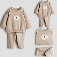 Bear pattern felt Set for baby 9m-3Y H&M auth