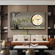 [ ELECTRONIC WATCH ] Wall Clock " Majestic MOUNTAIN FOREST " Modern 2 in 1, View Temperature, Time, 