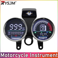 For Suzuki GN125 Digital Meter Speedometer Up to 6th Gear Display Tachometer Odometer Motorcycle Acc