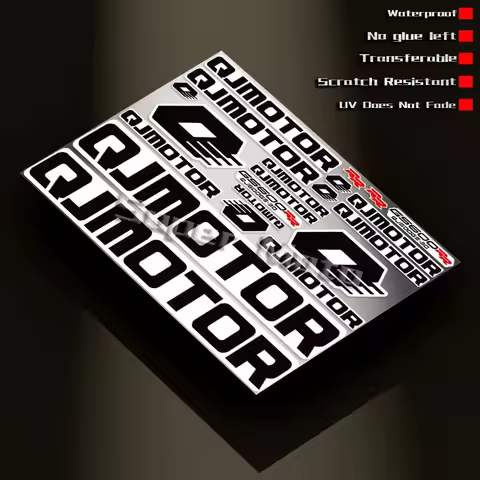 Motorcycle UV Stickers Motocross Fairing Stereoscopic Helmet Decal Accessories For QJMOTOR QJ600GS 6