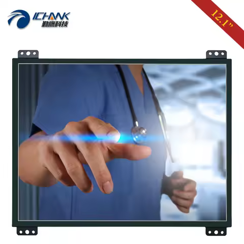 ZK120TC-DR2/12.1" inch Embedded Open Frame Monitor with 1024x768 Four-wire Resistive Touchscreen Ind
