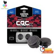 Geeks CQCX Thumb Grips for PS4 and PS5 2 Mid-Rise Convex Performance Thumbstick
