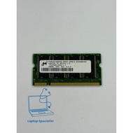 Micron 256MB DDR PC2700S Laptop RAM CL2.5 MT8VDDT3264HG-335G3