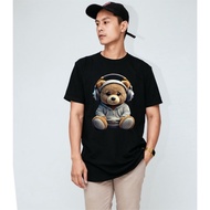 Men's T-Shirt Product Name Unisex Premium 3Dimensi Bear Brown H0670 By Hans & Co