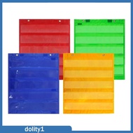 [Dolity1] Magnetic Pocket Chart Blackboard Wall Hanging Schedule Pocket Chart Supplies